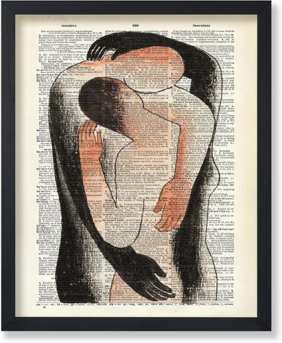 Miniatura 12 de Poster Master Póster de Arte del Diccionario - Impresión Retro de Mujer Soldadora - Arte de Sándwich de Queso a la Parrilla - Regalo para Ella