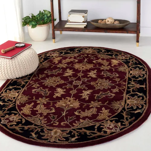 Miniatura 29 de Safavieh colección Heritage HG628A - tapete oriental tradicional hecho a mano de lana verde oscura y dorada, Lana, negro / beige (Black/ Beige)