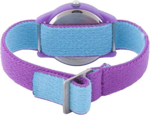 Miniatura 2 de Disney Frozen Kids' Plastic Time Teacher Analog Quartz Nylon Strap Watch