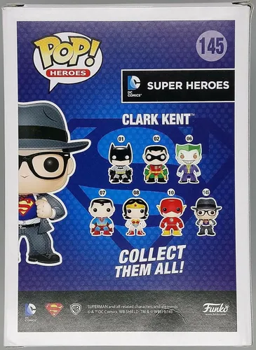 Miniatura 2 de Figura Funko Pop de DC. Clark Kent, número 145.