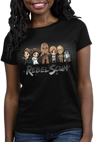 Miniatura 3 de TeeTurtle Star Wars - Camiseta relajada Rebel Scum para mujer
