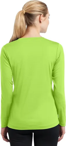 Miniatura 3 de Sport-Tek señoras cuello en V playera orquídea rosa