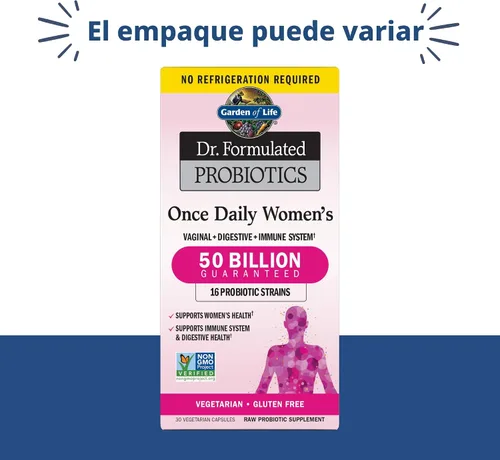 Miniatura 2 de Probiotico Jardín de vida, suplemento para las mujeres, Formulado una vez al día, estabilizante para la mujer, recomendado por Doctores