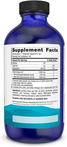 Miniatura 2 de Omega 3 de Nordic Naturals, fomenta la cognición, salud cardíaca, y el sistema inmunológico, 2763, 1