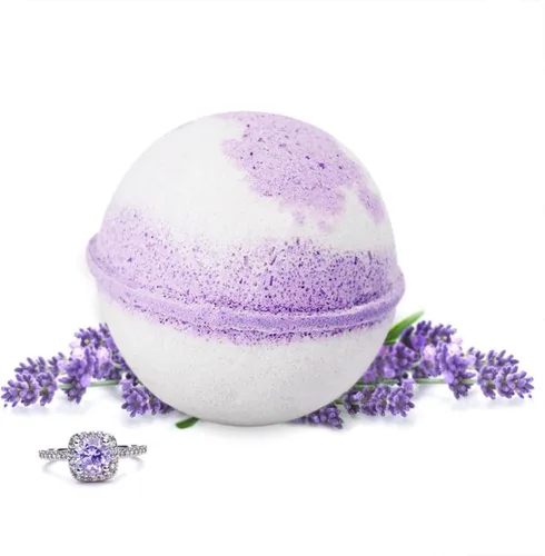 Miniatura 5 de Ivy & Bauble Bombas de baño hechas a mano con anillo sorpresa en el interior para mujer, aroma fresco, fabricadas en Estados Unidos, fabricadas sin