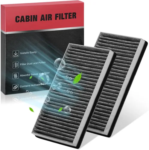 Miniatura 30 de BDFHYK 2 filtros de aire de cabina CF10136 con carbón activado compatibles con Chevy Uplander 2005-2009, Venture 2001-2005, compatibles con Buick