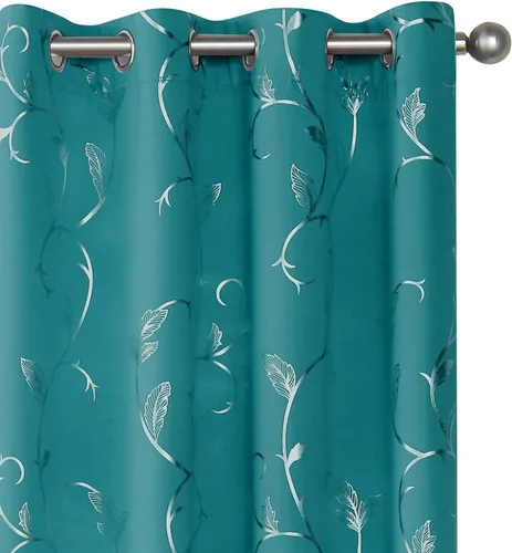 Miniatura 28 de BUHUA Cortinas Opacas de 63 Pulgadas de Largo, 2 Paneles con Aislamiento Térmico, Tratamiento de Ventana para Dormitorio, Cortinas Oscurecedoras