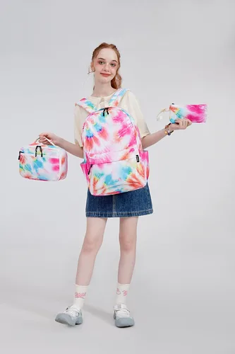 Miniatura 6 de Imyth Backpack for Teen Girls School Gift Bookbag Lunch Box Pencil Bag 3 in 1 Set
