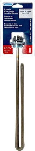 Miniatura 4 de Camco 02932/02933 5500W 240V - Elemento para calentador de agua con tornillo, plegable, vida cítrica, de ultra baja densidad de vatios