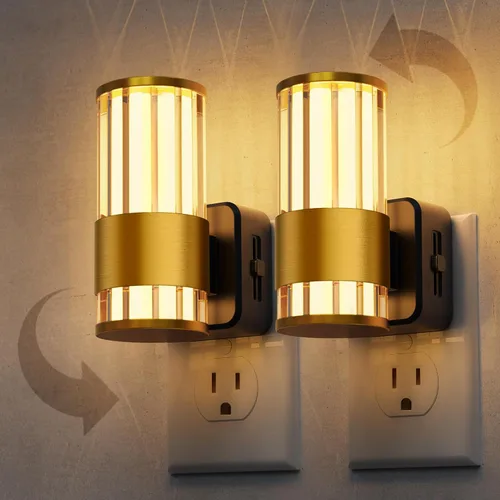 Miniatura 28 de L LOHAS LED Luces nocturnas enchufables a la pared, paquete de 2 unidades de 3000 K/4000 k/5000 K de temperatura de color ajustable, luz nocturna