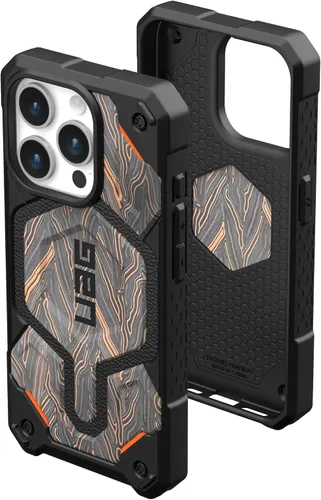 Miniatura 12 de URBAN ARMOR GEAR UAG Funda [Versión Actualizada] Compatible con Funda para iPhone 15 Pro de 6.1" Monarch Pro Negro Imán Integrado Compatible