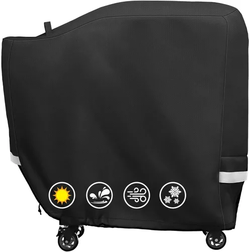 Miniatura 13 de Cubierta de parrilla Utheer para ahumador vertical de gas Pit Boss 3-Serie, cubierta impermeable anti-UV de 600D de longitud completa y resistente
