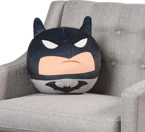 Miniatura 3 de Northwest Batman Cloud Pillow – Warner Brothers DC Comics, diseño de detective gris, almohada de felpa ultrasuave para cama, sofá o decoración