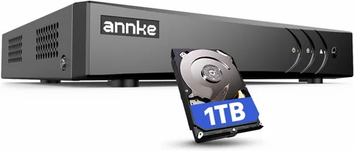ANNKE 3K Lite 8 Canales Híbrido 5-en-1 Grabador de Video Digital de Seguridad, H.265+ DVR de Vigilancia Soporta 8 Canales Analógicos y 2 Canales de