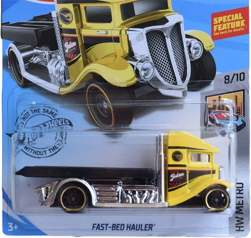 Miniatura 2 de Hot Wheels Metro Series 8/10 Fast Bed Hauler 207/250, Amarillo