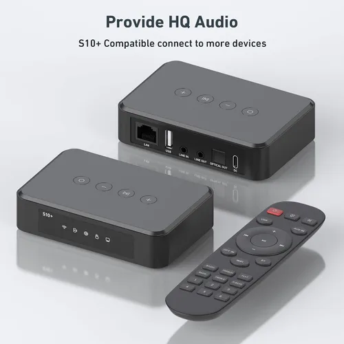 Miniatura 2 de Arylic S10+ Receptor de Audio AirPlay, Estéreo Multihabitación con Salida SPDIF, Transmisor de Música WiFi y Bluetooth, Transmite Música HD Sin