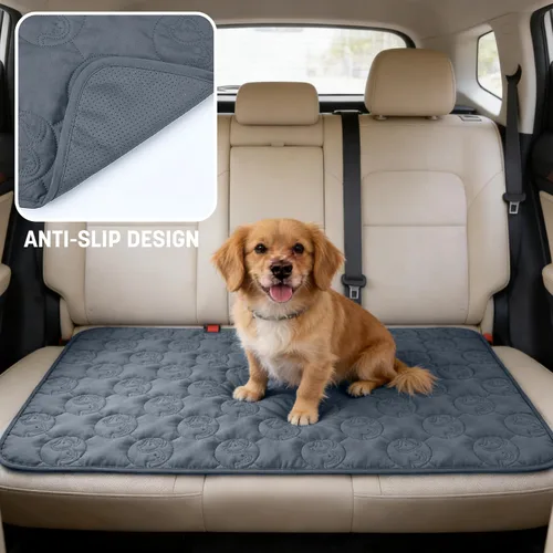 Miniatura 3 de Kritter Planet Funda antideslizante para sofá para mascotas, funda impermeable para cama de perro, lavable y protector de muebles para perros y gatos