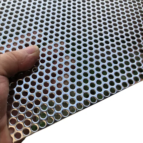 Miniatura 10 de Hojas de metal perforadas - Hojas expandidas y perforadas - Hoja de acero inoxidable perforada - 20GA agujero de 0.2" (aproximadamente 5mm) 11.8" X