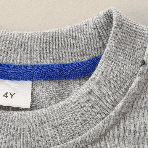 Miniatura 3 de Bumeex Sudaderas con cuello redondo para niños de 2 a 7 años