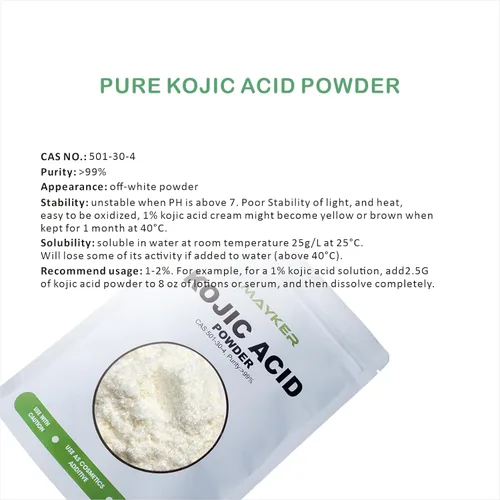 Miniatura 6 de MAYKER Polvo de Ácido Kójico Puro 60 g (2.1 oz), Grado Cosmético, Ingrediente Natural y Versátil para el Cuidado de la Piel para Hacer Jabón