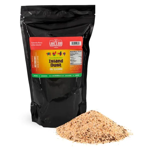 Miniatura 9 de Lane's Island Dust Rub Alaea - Sal de condimento de sal marina hawaiana, especia de sal roja hawaiana para mariscos y carne, fabricada en Estados