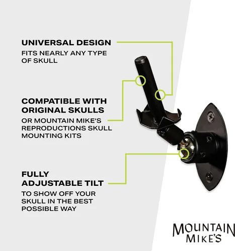 Miniatura 5 de Mountain Mikes - Soporte de pared de calavera ajustable ultra posicionador, soporte de montaje de calavera europea ajustable, diseño universal que