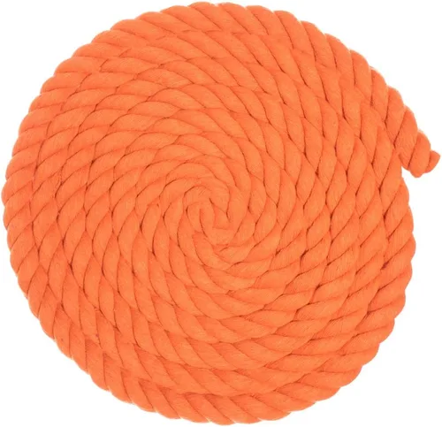 Miniatura 50 de West Coast Paracord - Cuerda de algodón natural trenzada de 3 hebras, 1/4, 1/2, 5/8, 3/4 y 1 pulgada de diámetro, 10, 25, 50, 100 pies Escala