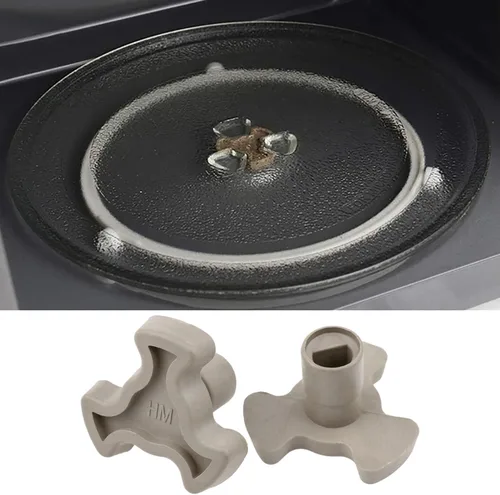 Miniatura 5 de Acoplador de plato giratorio para horno microondas Piezas de horno de microondas Soporte de guía de rodillo giratorio de microondas Acoplador