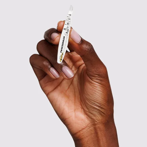 Miniatura 3 de Tweezerman NYC - Mini pinzas inclinadas para cejas, pinzas de viaje para cejas, vello facial