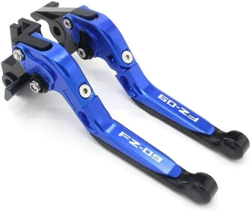 Miniatura 3 de TEMKIN W para Yamaha FZ09 FZ 09 FZ-09 2014 2015 2016 2017 motocicleta CNC ajustable plegable extensible freno embrague palancas Y (Color : H)