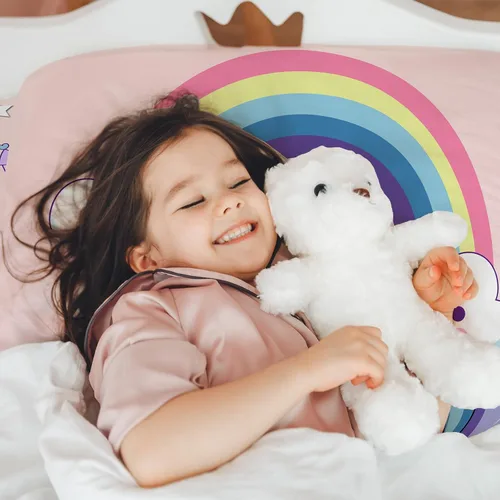 Miniatura 39 de MUSOLEI Sábana bajera ajustable de hongos, ropa de cama de hongos, decoración de hongos para niños, niños; juego de sábanas individuales; 1 sábana