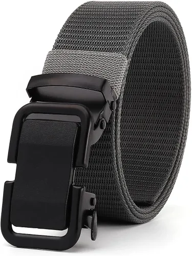 Miniatura 8 de Cinturón táctico para hombre, de liberación rápida, estilo militar, para senderismo, trabajo, deportes, cinturón ajustable y transpirable