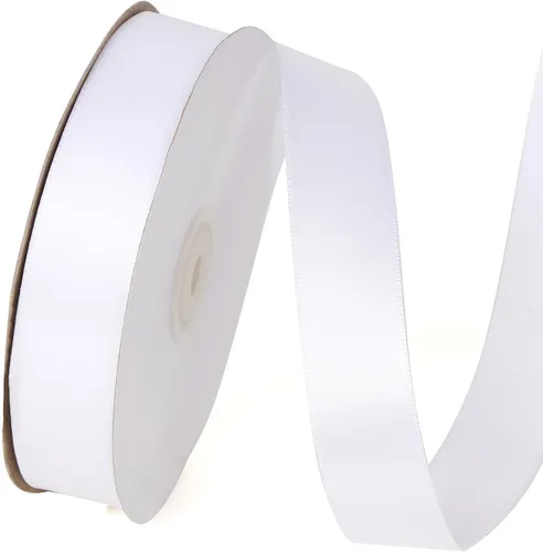 Miniatura 14 de Rollo de cinta de satén de una sola cara de 1 pulgada x 25 yardas, cintas ideales para envolver regalos, manualidades, decoración de fiestas de negro