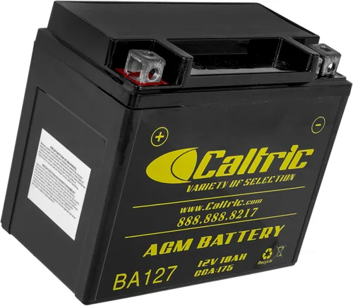 Miniatura 5 de Caltric Agm - Batería compatible con Honda Ch250 Ch-250 Elite 250 1985-1990