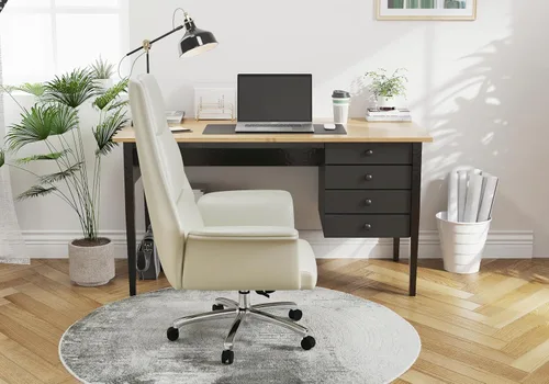 Miniatura 4 de Silla de escritorio ergonómica, soporte de peso excepcional, silla de oficina cómoda, silla de oficina de respaldo alto, comodidad personalizable