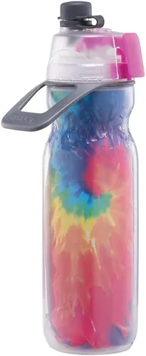 Miniatura 19 de O2COOL Mist 'N Sip botella de agua con vaporizador 2 en 1 con función de rociar y beber sin fugas con tapa de extracción (corazones)