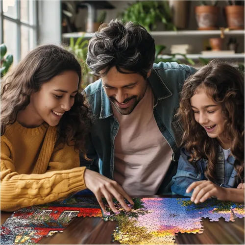 Miniatura 4 de White Mountain Rompecabezas de 1000 piezas, rompecabezas escénico del estado de Luisiana con piezas grandes para adultos y familia, de 24 x 30