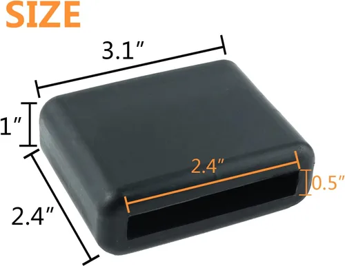 Miniatura 4 de Zipline - Tapón de sílice con cremallera para sistema de frenado de tirolesa Slackline, kit de tope de tirolesa para patio trasero, piezas