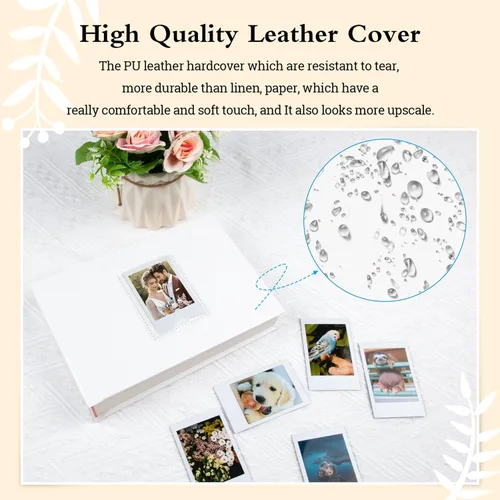 Miniatura 7 de Veicevol Álbum de fotos con espacio de escritura para cámara instantánea Fujifilm Instax Mini 12 11 9 40 90 8 7 Evo Liplay - Álbum de fotos de 64