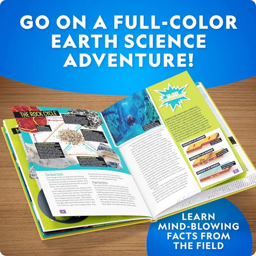 Miniatura 4 de Caja de colección de rocas National Geographic para niños – Juego de 300 piezas con gemas reales, cristales y minerales - Incluye el libro a todo