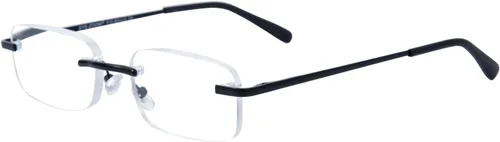 Miniatura 3 de Paquete de 2 lentes de lectura unisex con marco de metal sin montura con estuche para hombres y mujeres