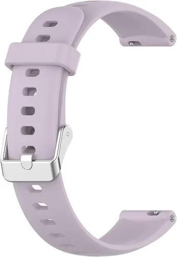 Miniatura 2 de Senter Banda de liberación rápida de silicona suave de 0.630 in para Huawei Watch Fit Mini Smart Watch Púrpura