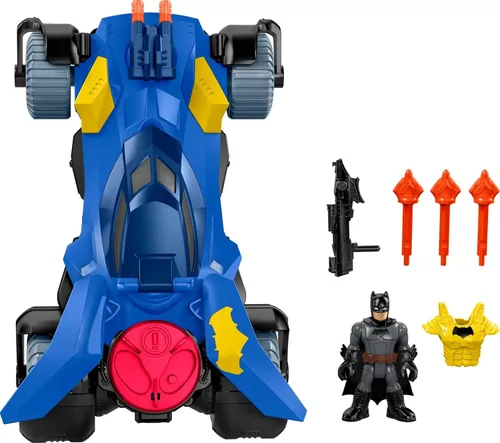 Miniatura 4 de Fisher-Price Imaginext Scooby-Doo Transforming Mystery Machine, DC Super Friends Batmobile, Multicolor