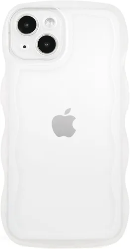 Miniatura 54 de SKYLMW Compatible con iPhone 6s Plus/6 Plus Case de 5.5", Linda Kawaii Marco Ondulado Rizado Forma de Marco Funda de Silicona Suave Resistente a