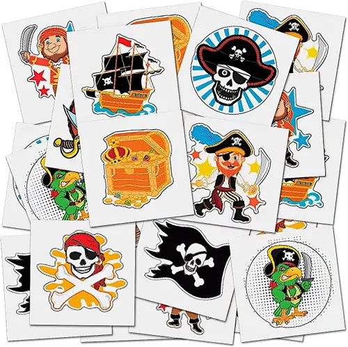 Miniatura 6 de ArtCreativity Tatuajes temporales individuales para niños, paquete de 144 tatuajes de alienígenas precortados, 12 diseños surtidos, tatuajes