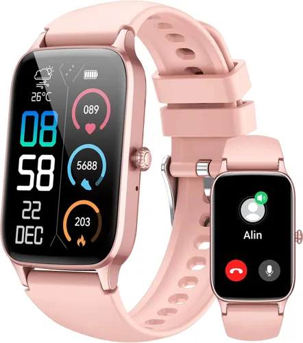 Miniatura 9 de Reloj inteligente para mujeres y hombres, reloj inteligente de 1.57 pulgadas (respuesta/hacer llamada), nuevo rastreador de fitness 2025 con 110