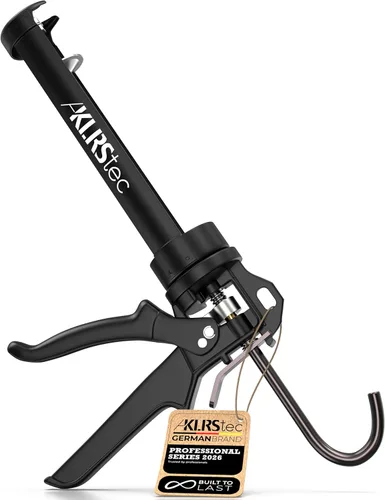 KLRStec Pistola de calafateo profesional [relación de empuje 25:1] Pistola de calafateo resistente para todos los cartuchos estándar de 10 onzas /