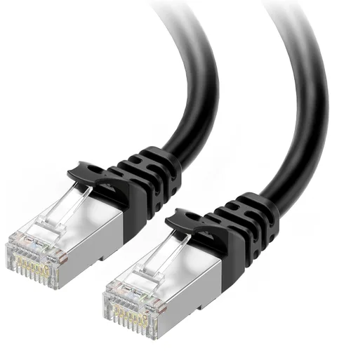 Miniatura 14 de Cable Matters Cable Ethernet Cat 6A blindado sin enganches de 10 Gbps, 75 pies, cable Cat 6A, cable Cat6A, cable Ethernet, azul