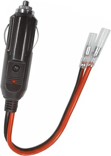 Enchufe de encendedor de cigarrillos de repuesto de automóvil de 12 V/24 V con cable y cableado, terminal de una sola cabeza, cable de alimentación