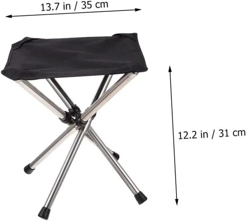 Miniatura 3 de WOONEKY Taburete plegable multifuncional al aire libre silla para camping, pesca, jardín, viajes y picnic
